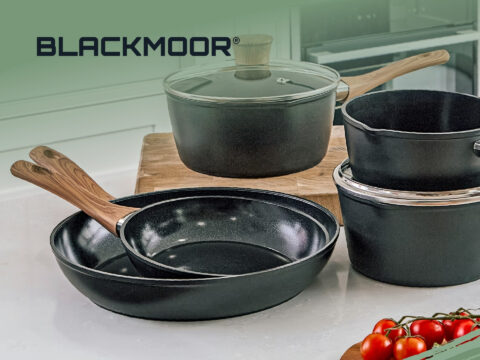 Blackmoor Home premium non-stick cookware and kitchen accessories for modern home cooking.