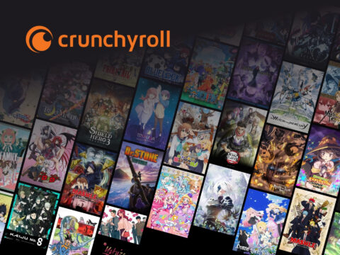 Crunchyroll brand cover featuring the company logo and anime characters for streaming your favorite shows.