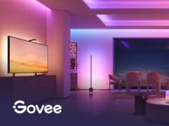Vibrant Govee smart LED lighting setup with colourful RGBIC strips and lamps for modern home decor and smart home deals.