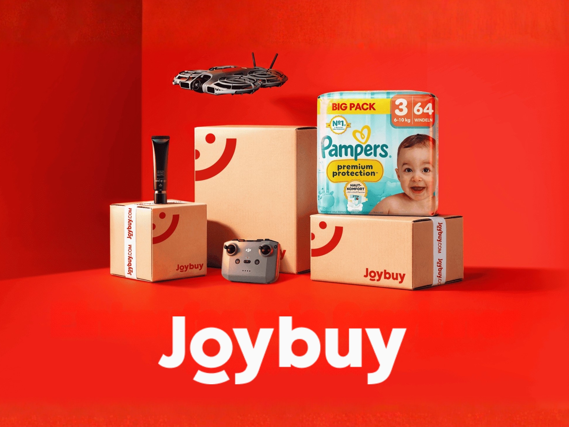 Joybuy UK 2026 official brand cover showcasing online shopping deals and retail discounts for British customers.