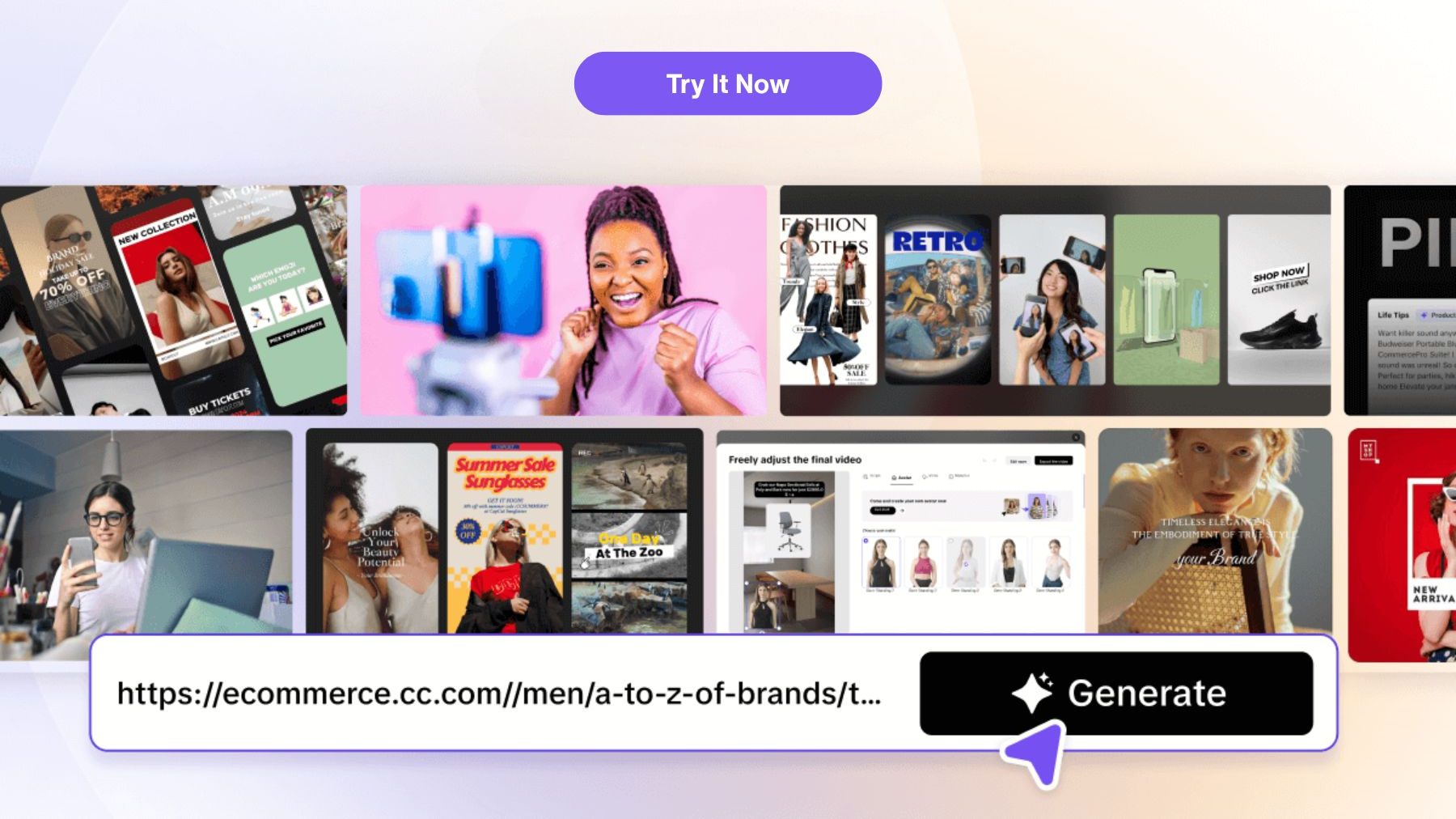 Pippit AI brand cover image featuring digital shopping savings and discount deals for UK consumers.