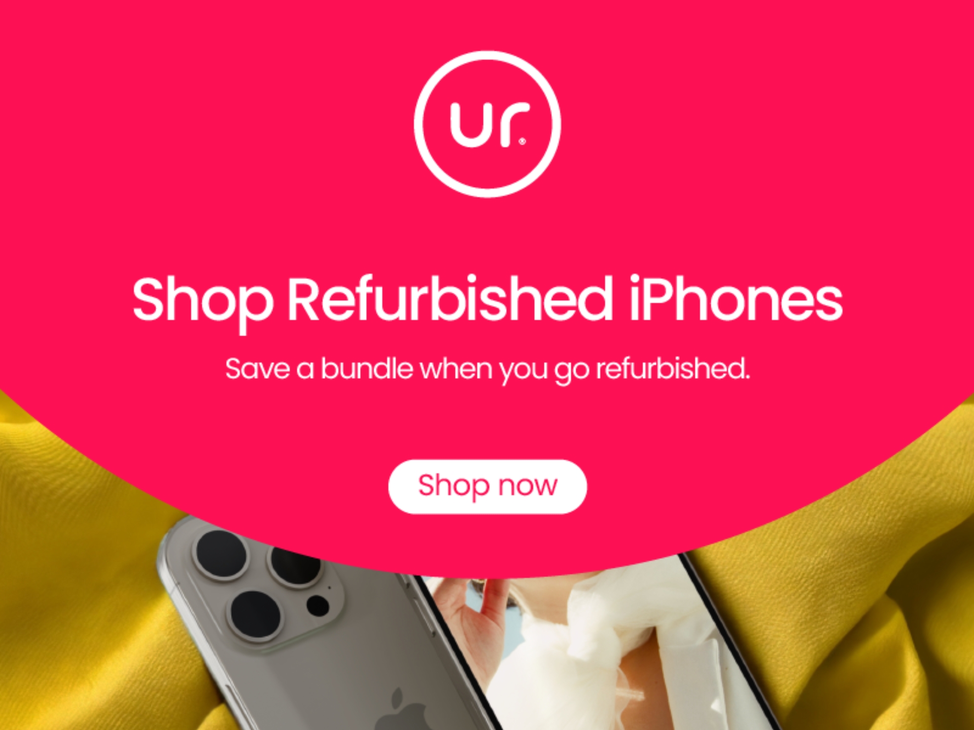 Premium refurbished iPhones and smartphones from UR.co.uk, providing affordable and sustainable tech solutions.