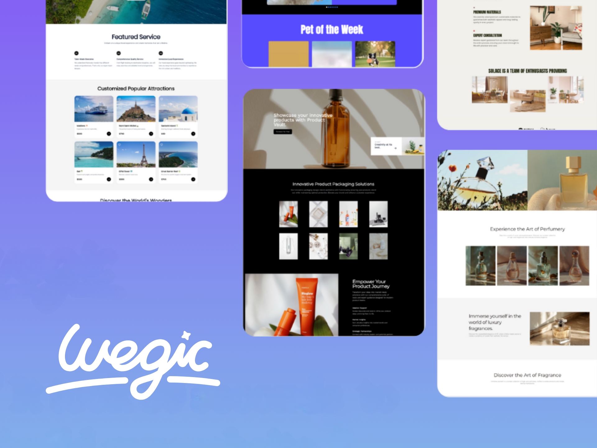 Wegic AI Promo Code Wegic AI cover image featuring a professional website builder interface and AI-driven design tools.