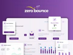 ZeroBounce email verification and deliverability tool brand cover image for professional email marketing.