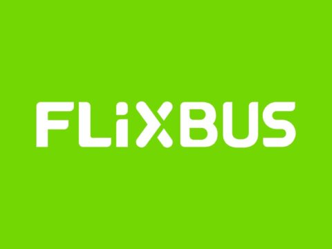 FlixBus Official FlixBus logo for affordable coach travel and bus ticket deals across the UK and Europe.