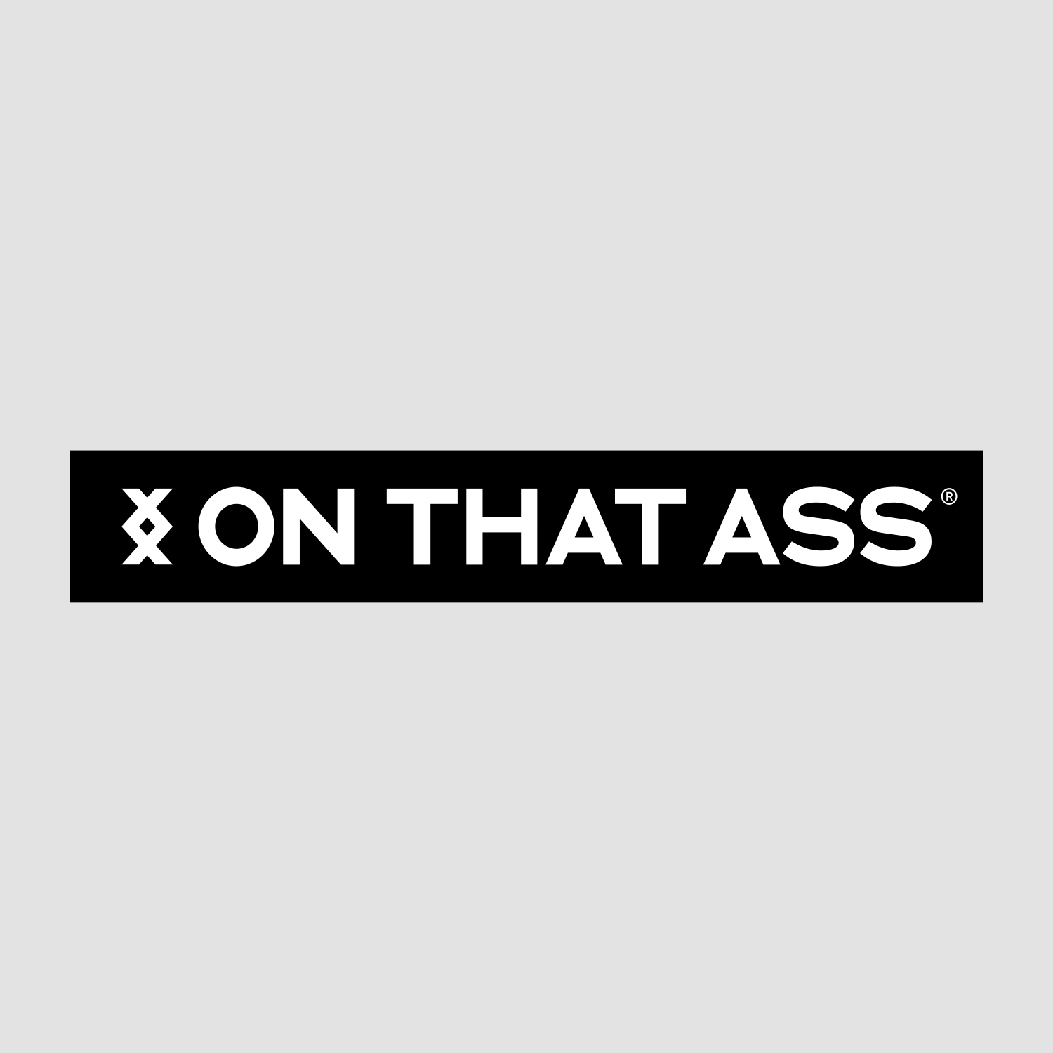 On That Ass brand logo featuring stylish, comfortable men's underwear subscription service for premium quality