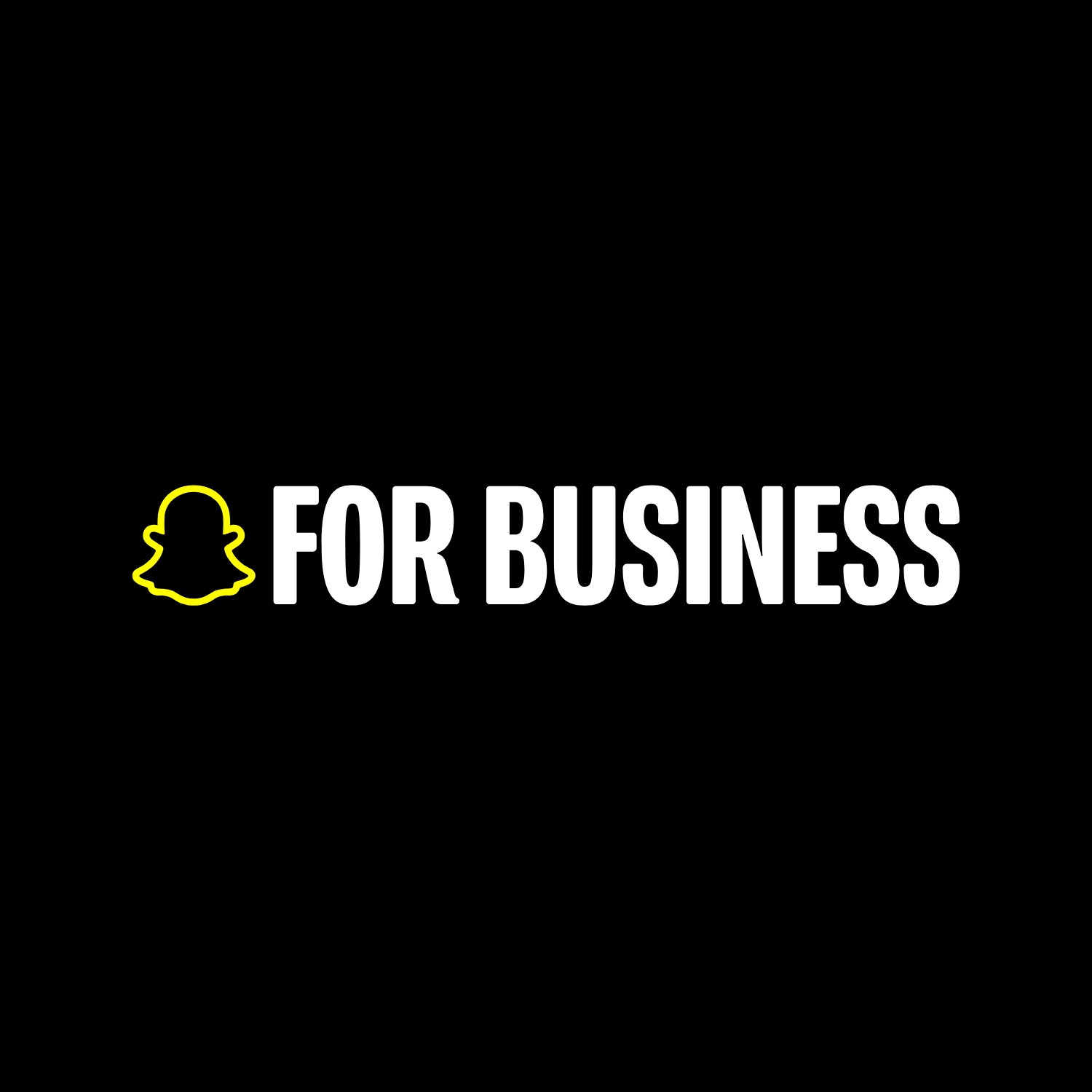 Snapchat for Business Logo (2026)