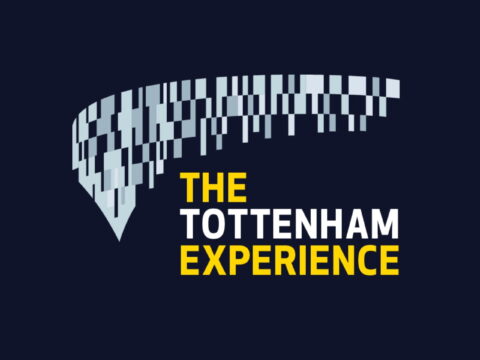 Tottenham Hotspur Stadium Tour Official Tottenham Hotspur Stadium Tours logo with the Spurs cockerel crest for London football stadium visits.