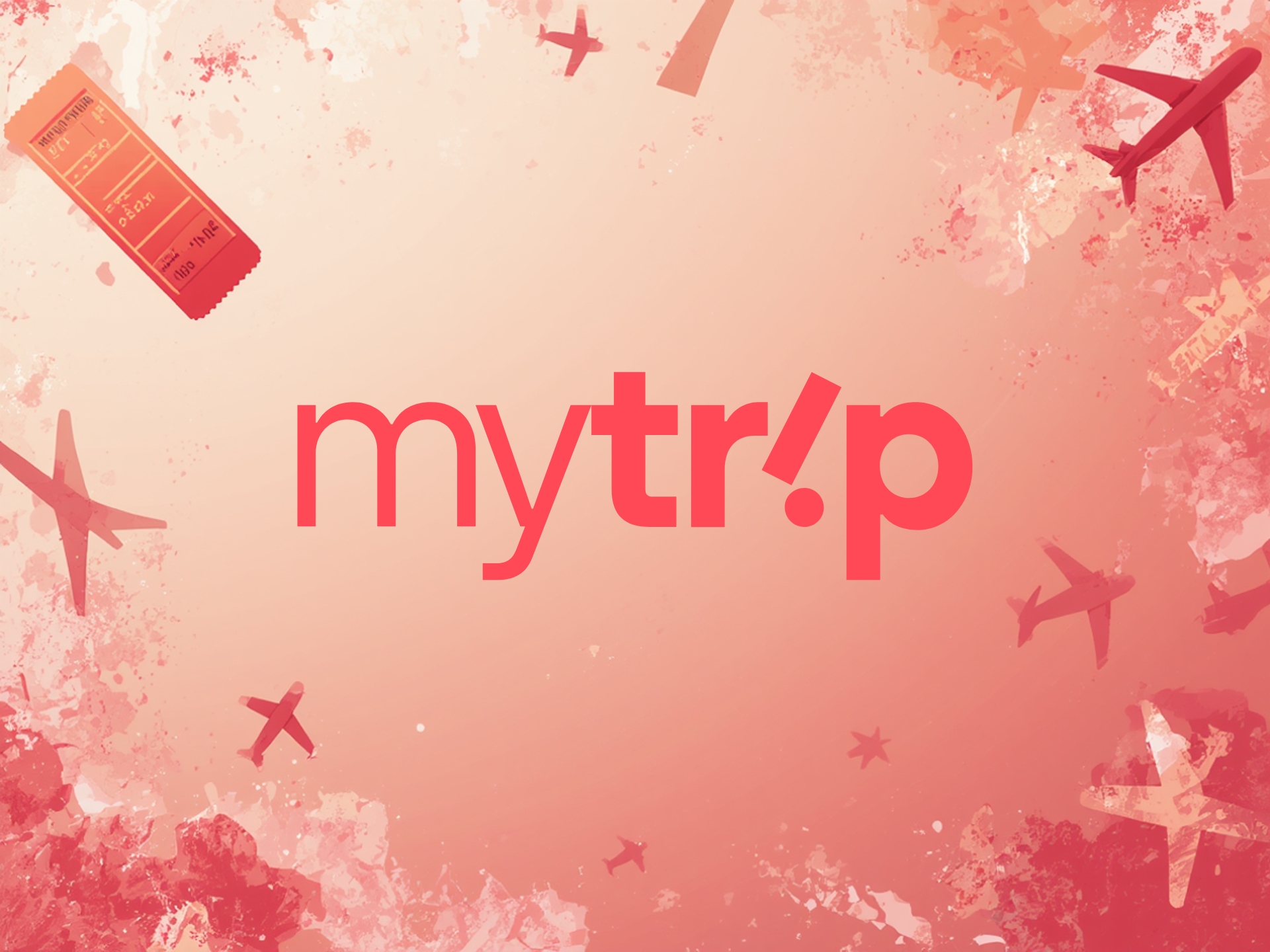 Aeroplane flying to a holiday destination for Mytrip UK travel deals and flight bookings.