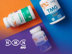 Premium NMN Bio supplement bottle for anti-ageing and cellular health, supporting longevity and wellness.