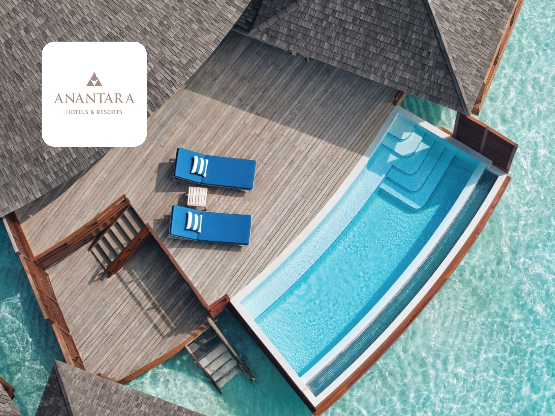 Anantara Hotels & Resorts luxury cover image: stunning resort pool, palm trees, ocean view. Ideal for holidays & travel.