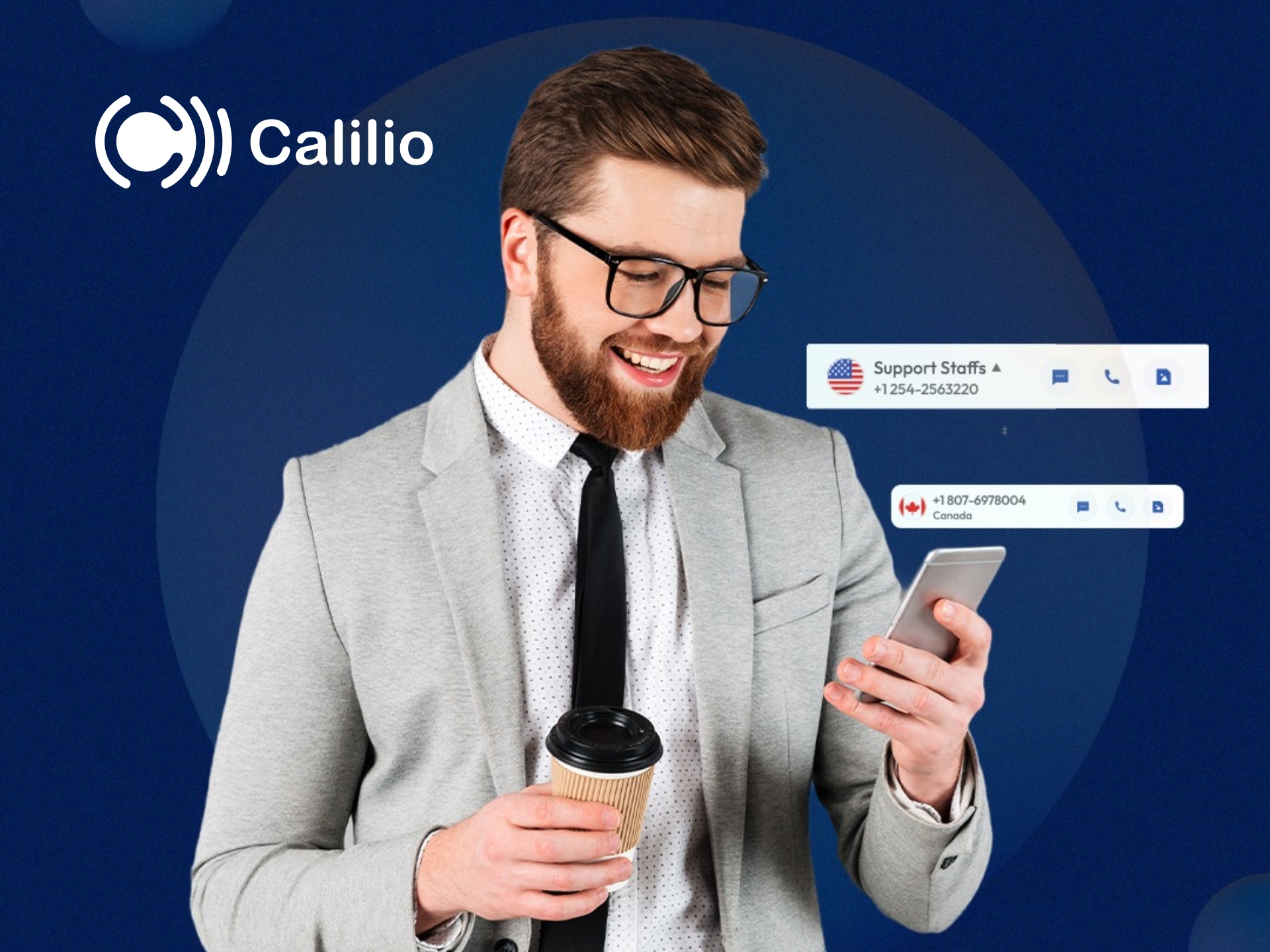 Calilio Pricing Deals & Discounts Calilio cloud-based business phone system to organise professional communication and manage virtual numbers.