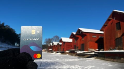 Currensea debit card for travel spending, offering great exchange rates & savings. UK fintech alternative to Revolut.