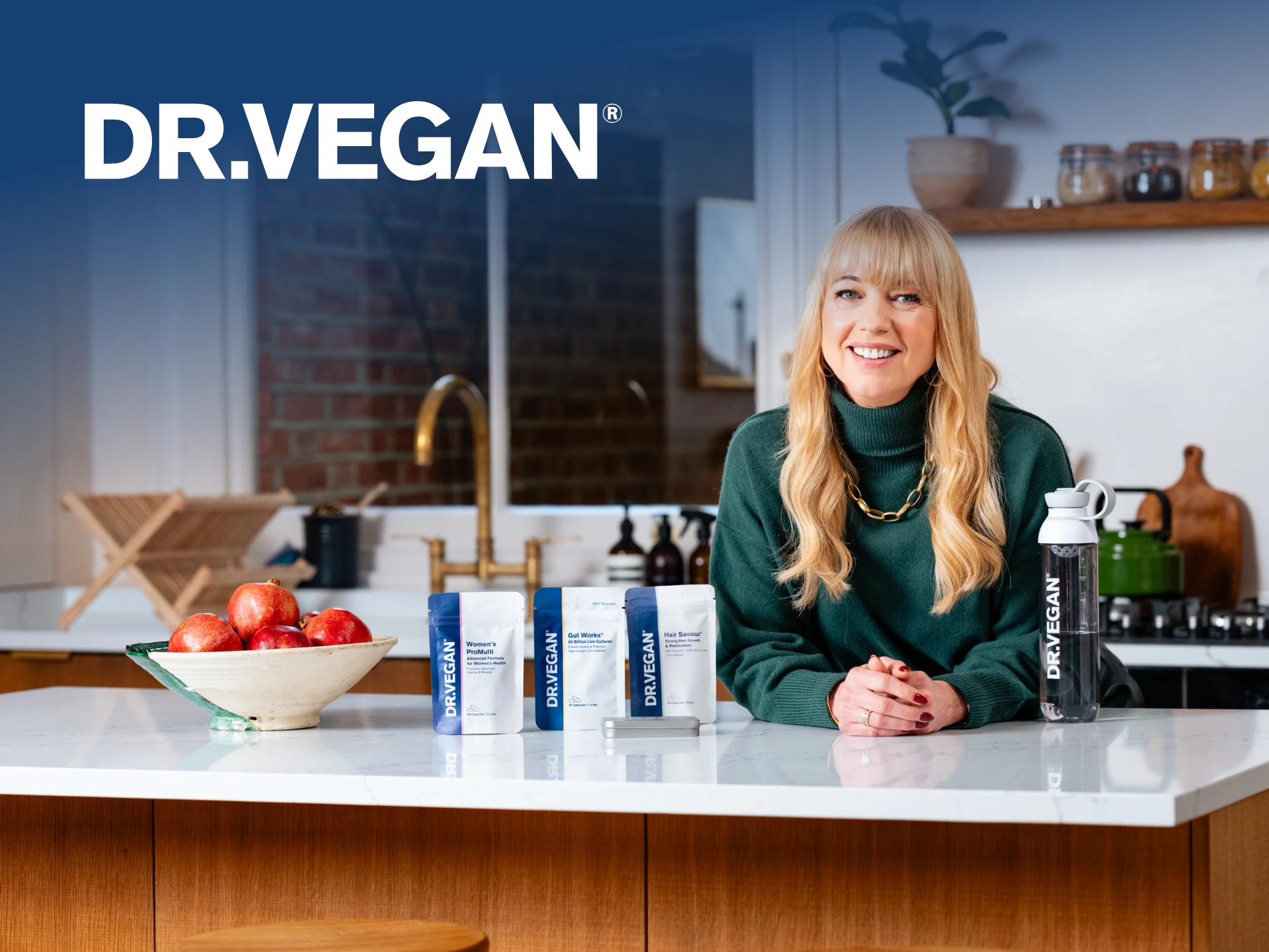 DR.VEGAN ethical plant-based vitamins and supplements range for health and wellness.