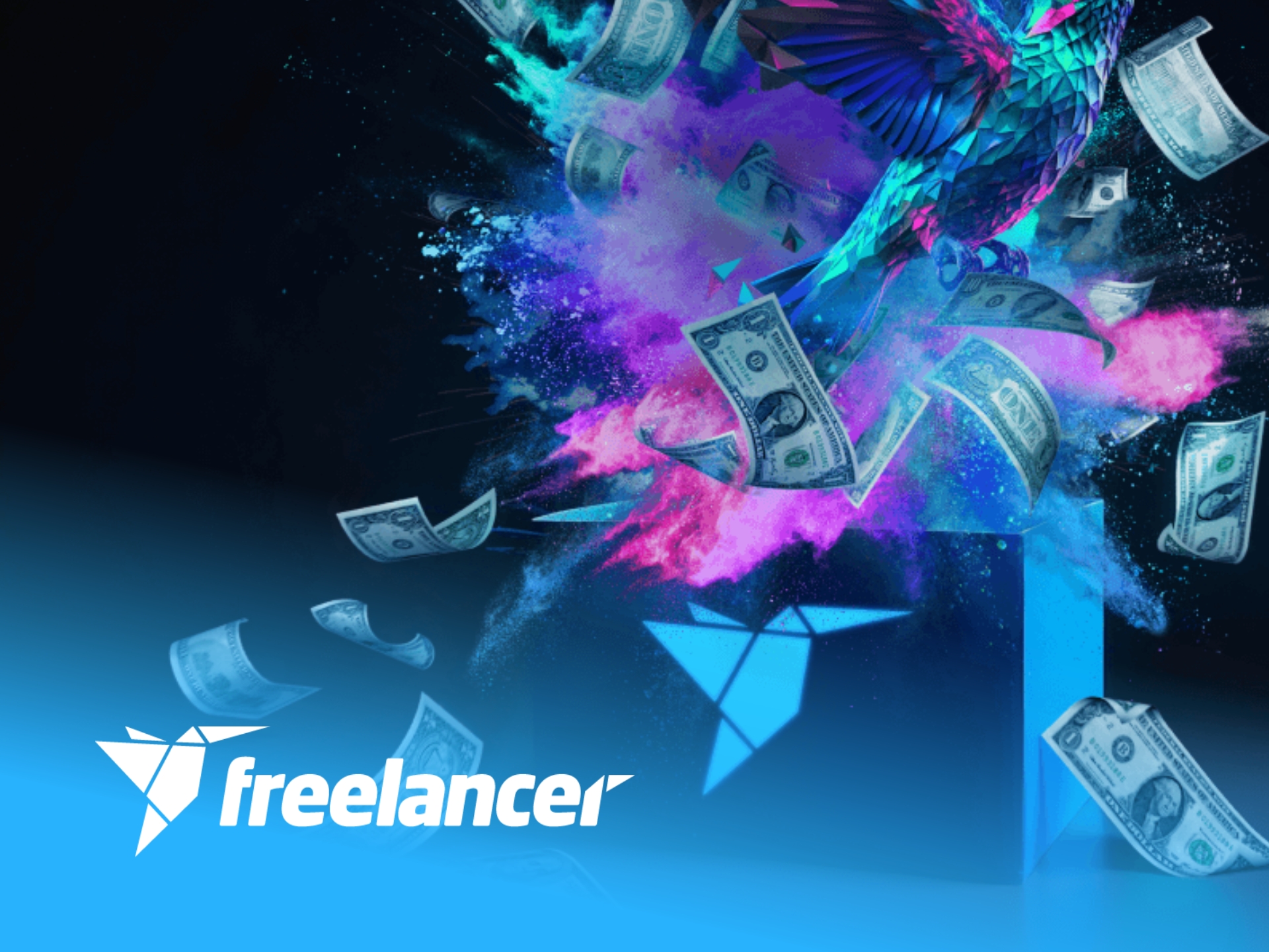 Freelancer.com Deals & Discounts Freelancer.com brand cover showing a professional workspace to hire global freelance talent and optimise remote projects.