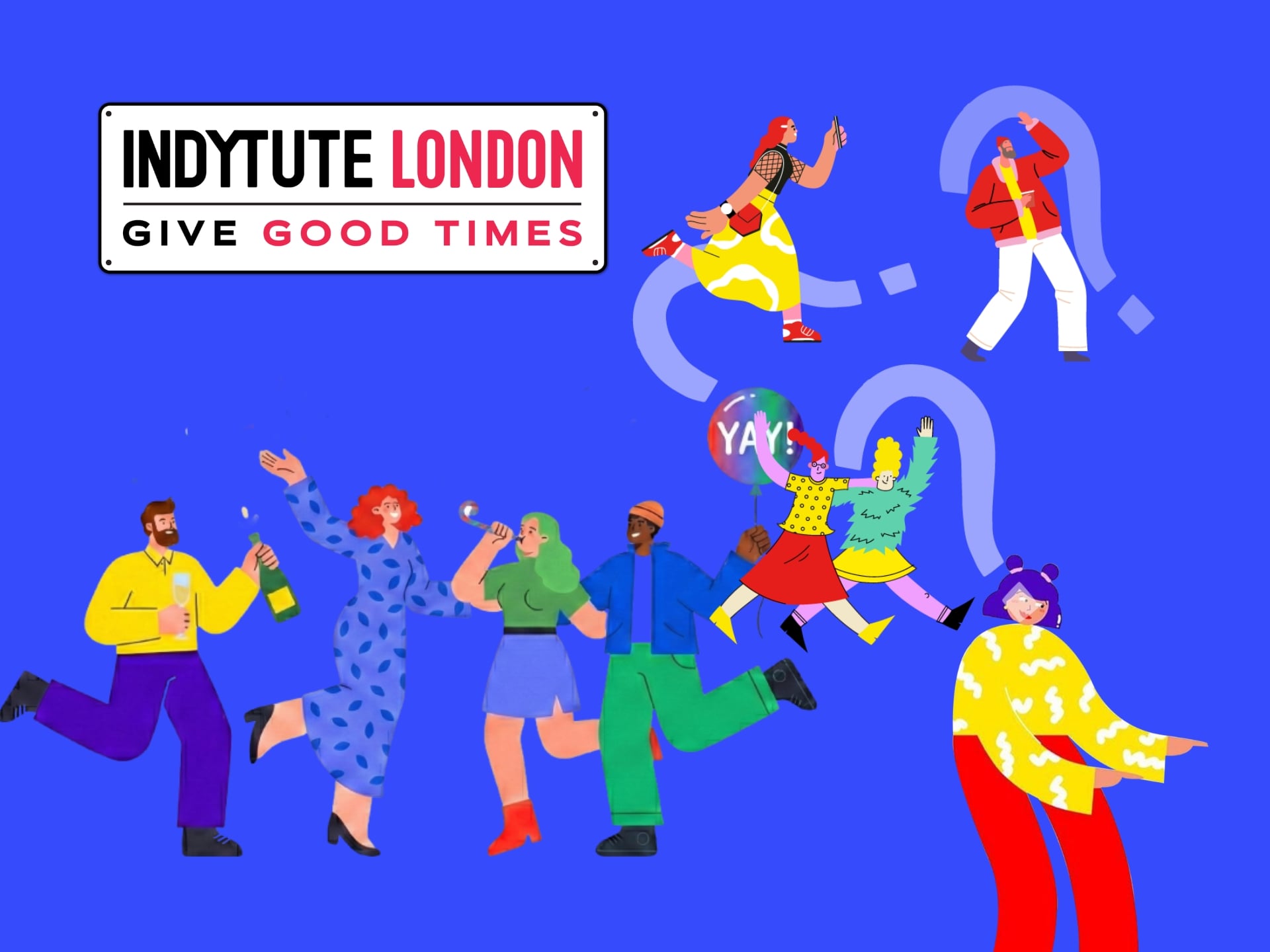 Diverse group enjoying fun Indytute London experiences, ideal for unique activities, gifts & things to do in London.