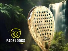 PadelDogs brand cover image showcasing padel tennis rackets and premium accessories for dogs and sports enthusiasts.