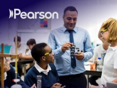 Pearson brand cover image featuring students and digital learning resources for academic programmes.