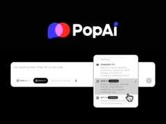 PopAi PopAi Pro interface featuring an AI-powered workspace for document analysis and productivity optimisation.