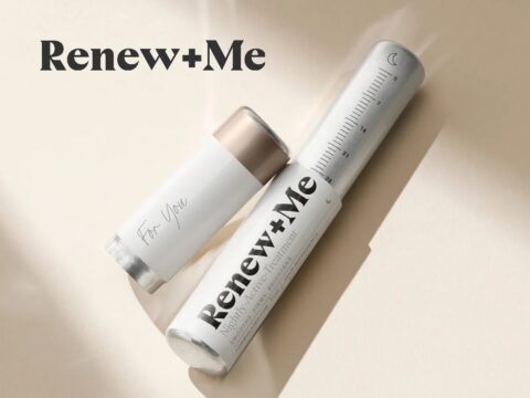 Smiling person enjoying self-care, representing Renew + Me brand. Discover wellbeing products, offers, and lifestyle renewal.