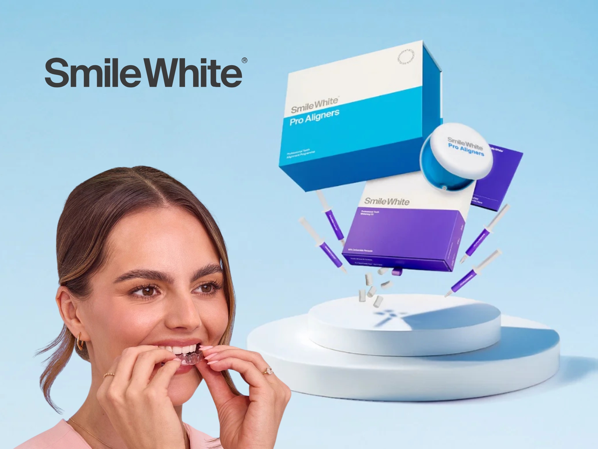 Bright, confident smile showing perfectly white teeth, representing Smile White's professional teeth whitening results in the UK.