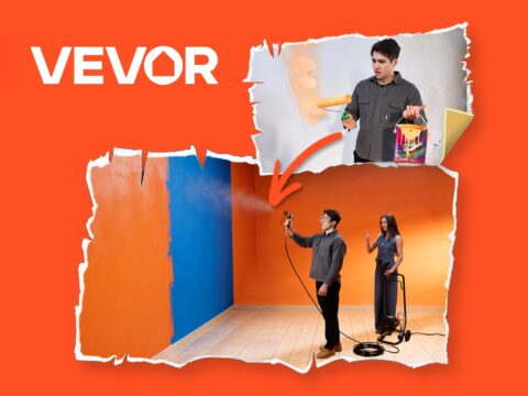Vevor UK banner with various industrial tools & workshop equipment. Shop Vevor deals and savings on machinery in the UK.