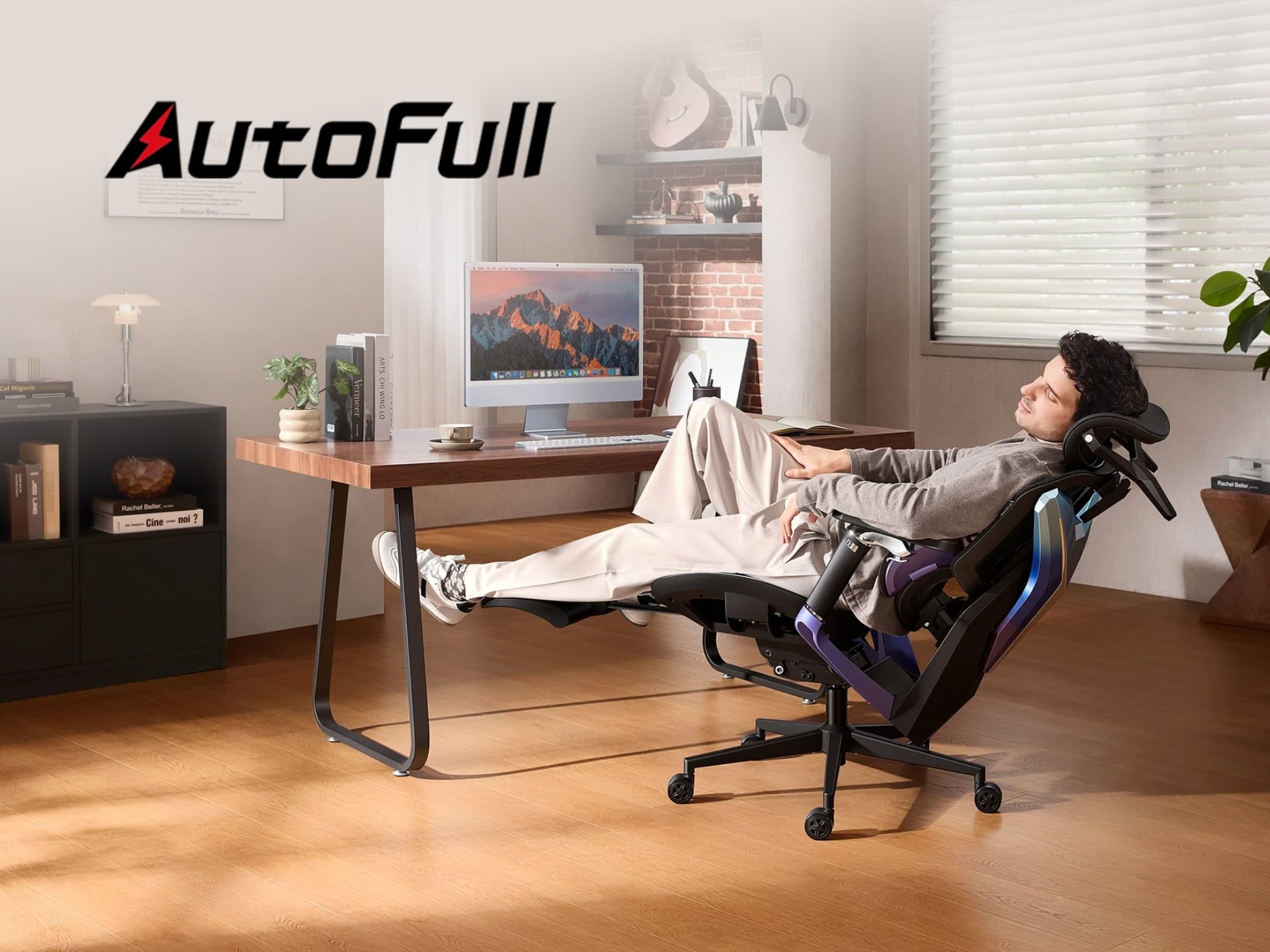 AutoFull ergonomic gaming chair, perfect for PC gaming. Experience ultimate comfort and support. Shop UK deals now.