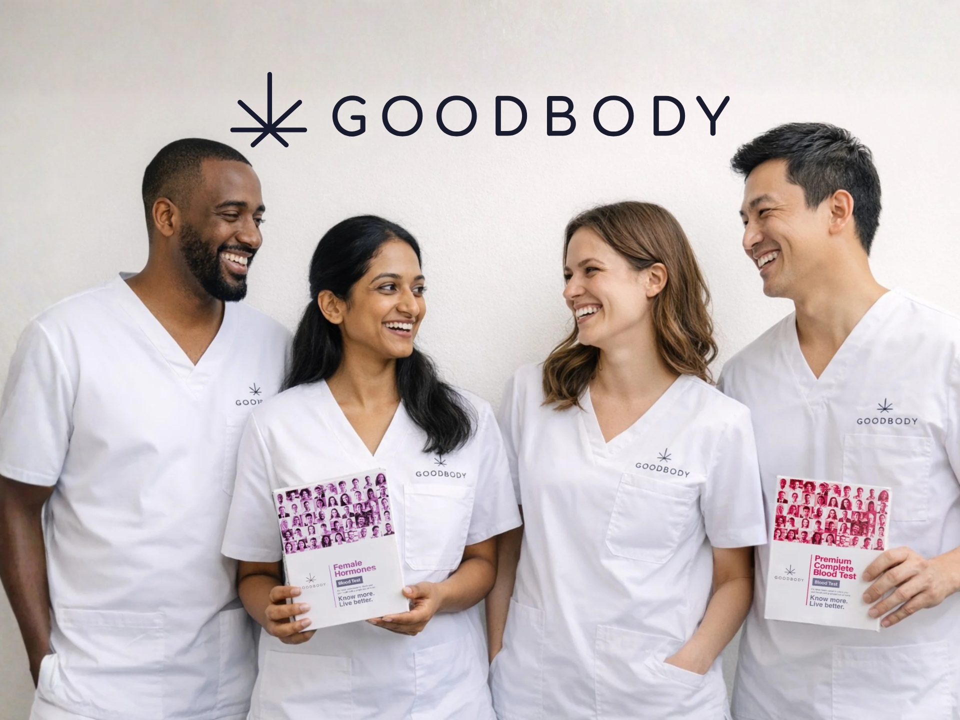 Goodbody Clinic's welcoming reception. Modern, clean healthcare environment for patient consultations and wellness services.