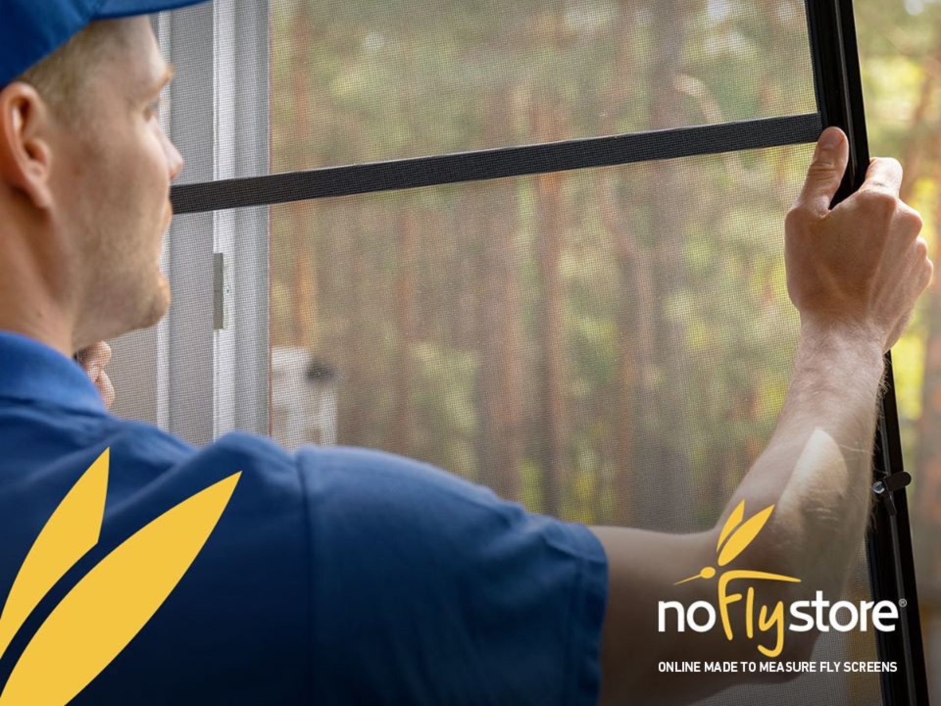 NoFlyStore custom fly screens for windows & doors, offering premium insect protection & home comfort. Shop now.