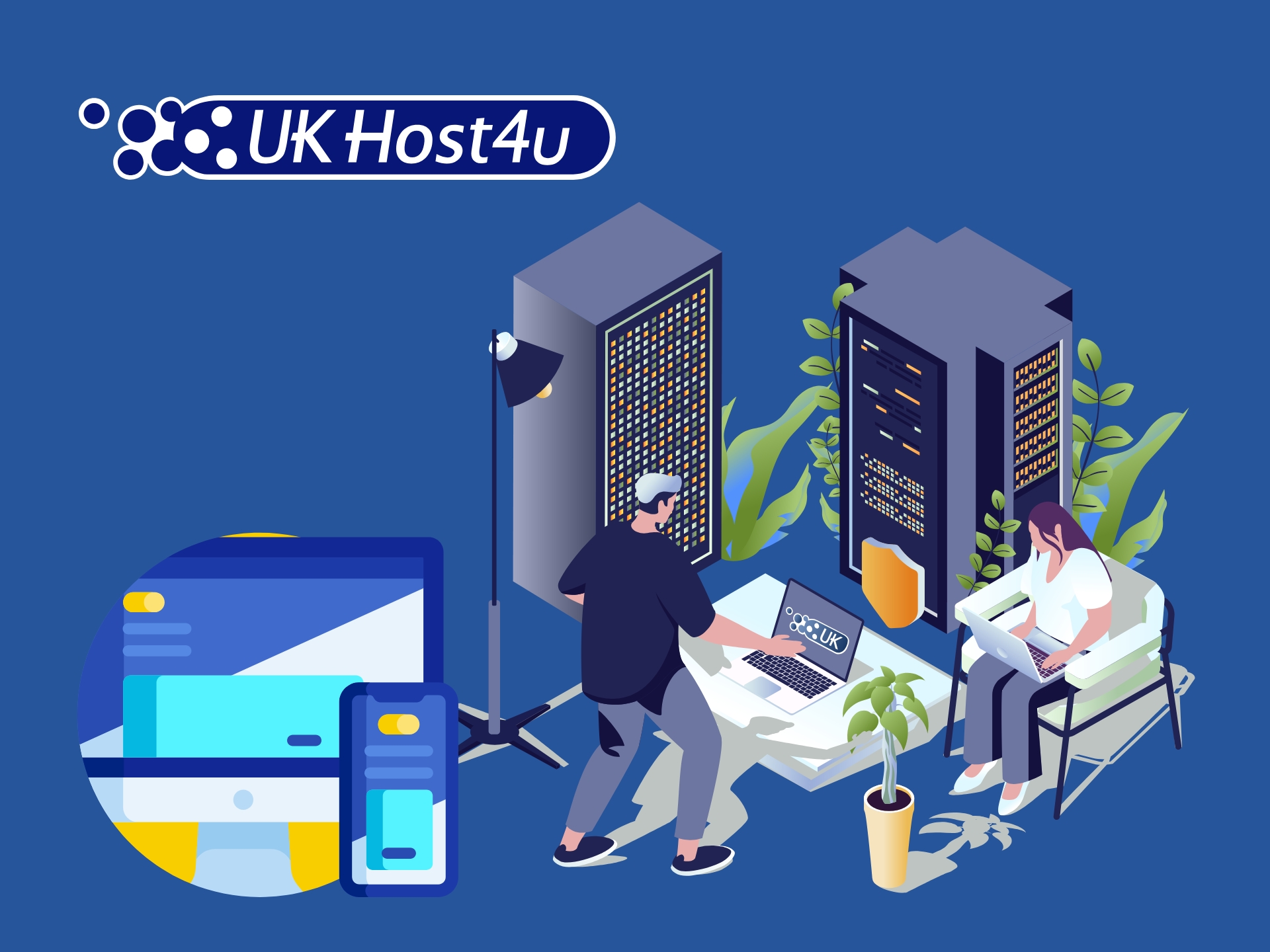 UKHost4u banner for affordable UK web hosting, fast servers, and secure cloud services for websites.