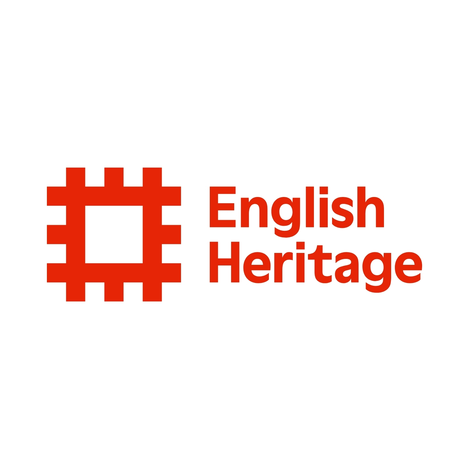 English Heritage logo with a red and white shield, promoting deals and savings on historic sites.