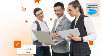 Foxit software brand cover featuring professional document management and PDF editing solutions for business users.