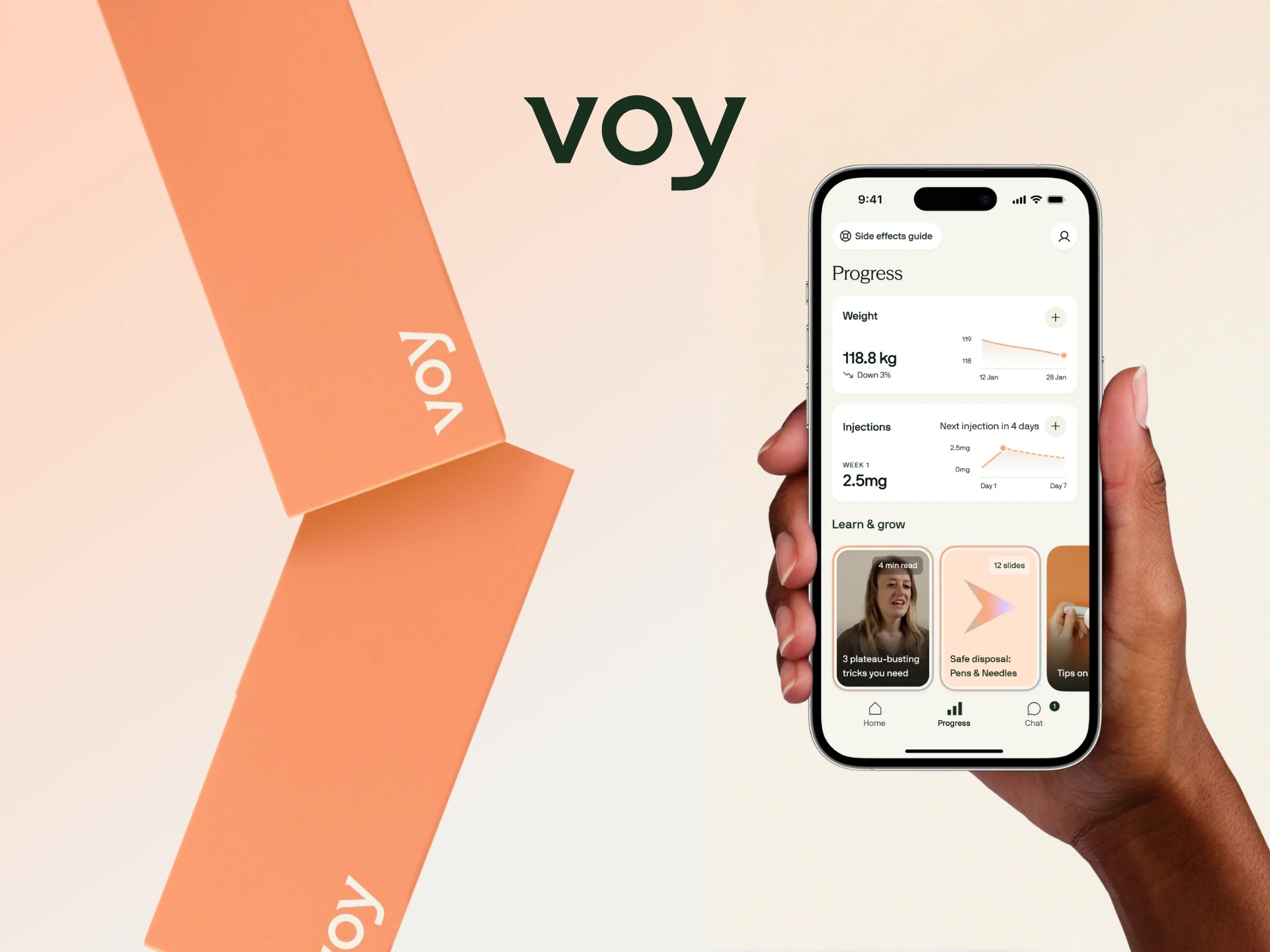 Voy travel brand cover image showing scenic destination for holiday inspiration and adventure seekers