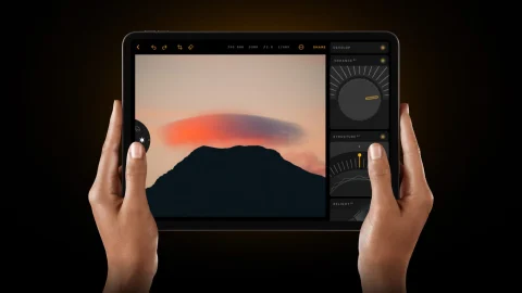 Luminar Neo photo editing software interface showing advanced AI-powered image enhancement tools and features.