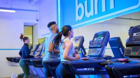 Modern gym interior at The Gym Group featuring high-quality fitness equipment for affordable workout sessions.