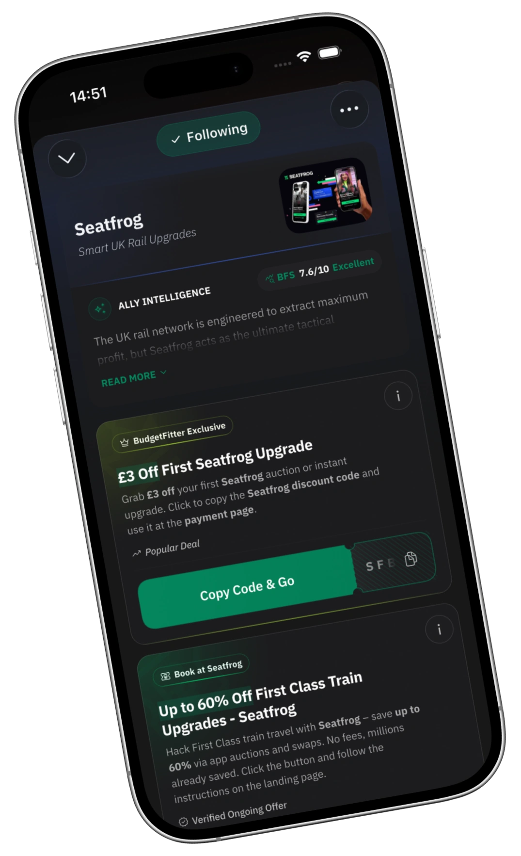BudgetFitter Score Independent Ratings