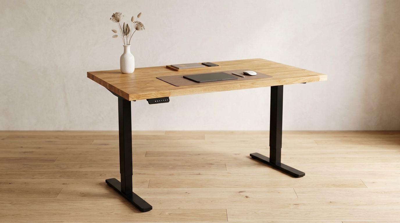 Secretlab MAGNUS Pro sit-to-stand desk with magnetic MAGPAD desk mat and cable management tray